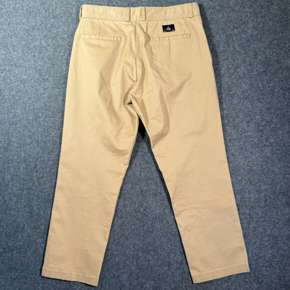 I Love Ugly Slim Kobe Chino Pants Cropped Beige Tan Sz Medium 32x26 Casual Work - Picture 2 of 14